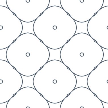 Geometrik süslemeli vektör deseni. Kusursuz tasarım dokusu.