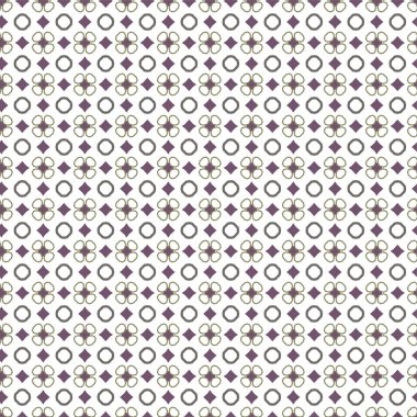 Geometrik süslemeli vektör deseni. Kusursuz tasarım dokusu.