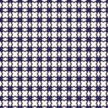 Geometrik süslemeli vektör deseni. Kusursuz tasarım dokusu.