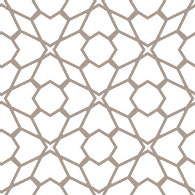 Geometrik süslemeli vektör deseni. Kusursuz tasarım dokusu.