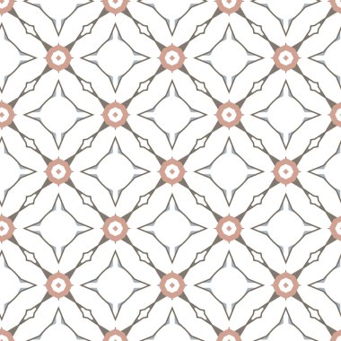Geometrik süslemeli vektör deseni. Kusursuz tasarım dokusu.