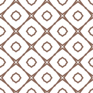 Dikişsiz geometrik süs vektör deseni. Soyut arka plan