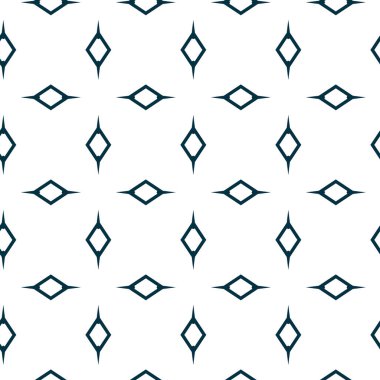 Dikişsiz geometrik süs vektör deseni. Soyut arka plan