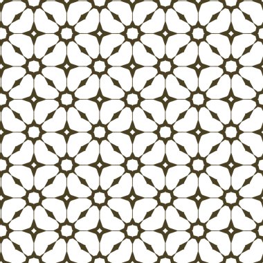 geometrik süsleme biçiminde kusursuz vektör deseni
