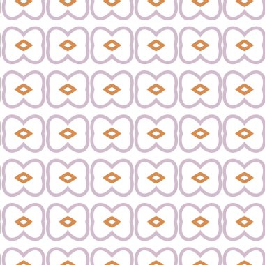 geometrik süsleme biçiminde kusursuz vektör deseni