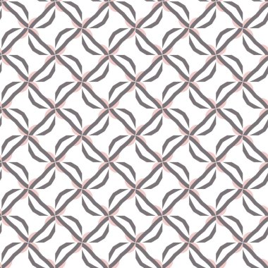 Dikişsiz geometrik süs vektör deseni. Soyut arka plan