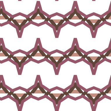 Geometrik süslemeli vektör deseni. Kusursuz tasarım dokusu.