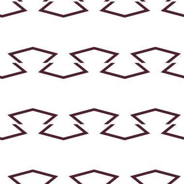 Geometrik süslemeli vektör deseni. Kusursuz tasarım dokusu.