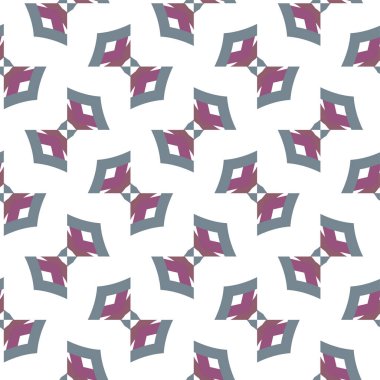 Geometrik süslemeli vektör deseni. Kusursuz tasarım dokusu.