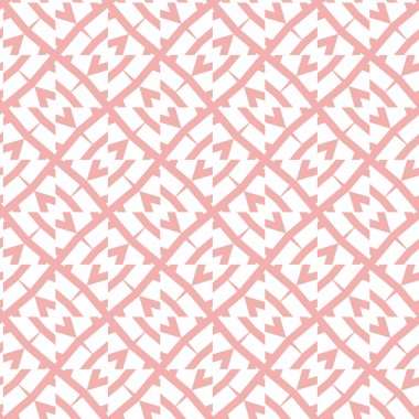 Geometrik süslemeli vektör deseni. Kusursuz tasarım dokusu.