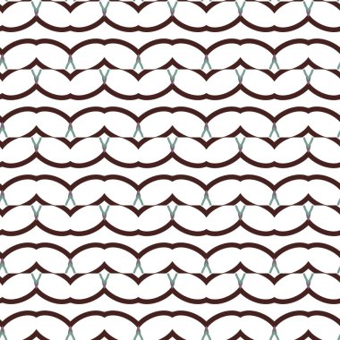 Dikişsiz geometrik süs vektör deseni. Soyut arka plan