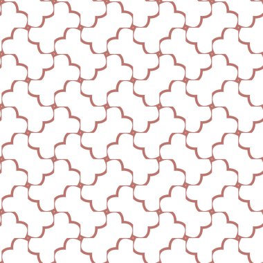 Dikişsiz geometrik süs vektör deseni. Soyut arka plan