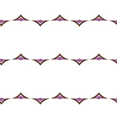 Dikişsiz geometrik süs vektör deseni. Soyut arka plan
