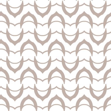 Geometrik süslemeli vektör deseni. Kusursuz tasarım dokusu.