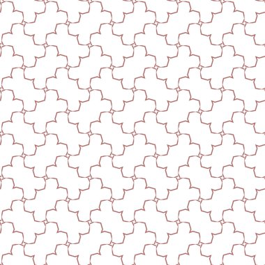 Geometrik süslemeli vektör deseni. Kusursuz tasarım dokusu.