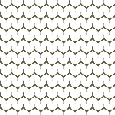 Geometrik süslemeli vektör deseni. Kusursuz tasarım dokusu.