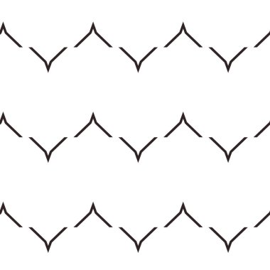 Dikişsiz geometrik süs vektör deseni. Soyut arka plan
