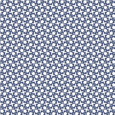 geometrik süsleme biçiminde kusursuz vektör deseni