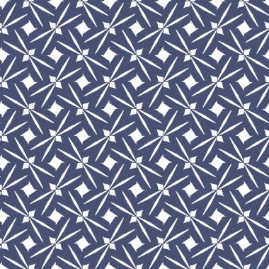 geometrik süsleme biçiminde kusursuz vektör deseni