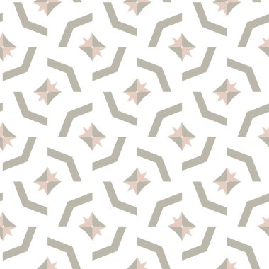 Dikişsiz geometrik süs vektör deseni. Soyut arka plan