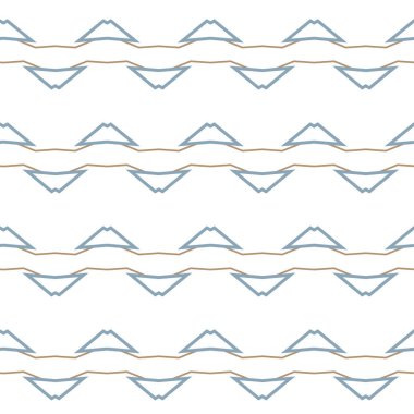 Kusursuz Vektör Deseni. Geometrik Süsleme Biçiminde Arkaplan DokusuName.