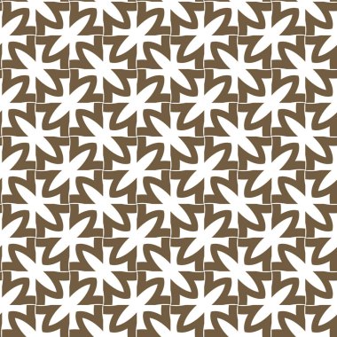 geometrik süsleme biçiminde kusursuz vektör deseni