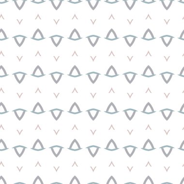 Geometrik süslemeli vektör deseni. Kusursuz tasarım dokusu.