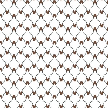 Geometrik süslemeli vektör deseni. Kusursuz tasarım dokusu.