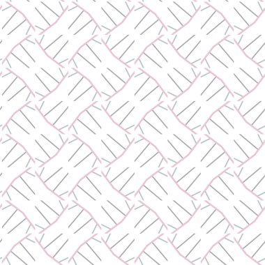 Geometrik süslemeli vektör deseni. Kusursuz tasarım dokusu.