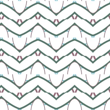 Geometrik süslemeli vektör deseni. Kusursuz tasarım dokusu.