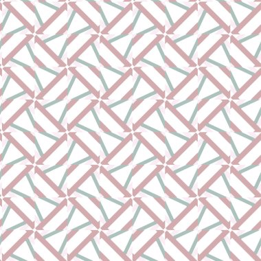 Dikişsiz geometrik süs vektör deseni. Soyut arka plan