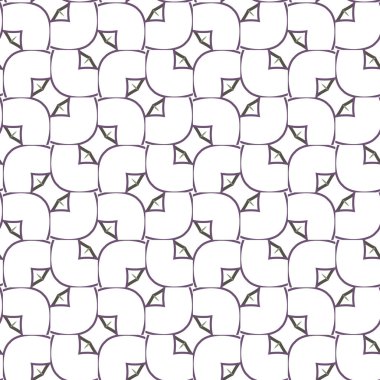 Geometrik süslemeli vektör deseni. Kusursuz tasarım dokusu.