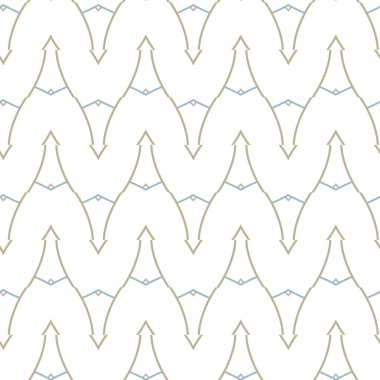 Geometrik süslemeli vektör deseni. Kusursuz tasarım dokusu.