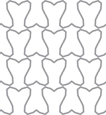 Geometrik süslemeli vektör deseni. Kusursuz tasarım dokusu.