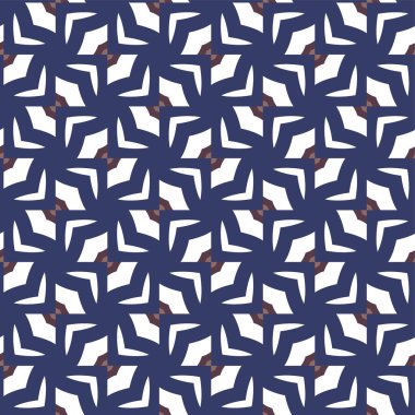 Geometrik süslemeli vektör deseni. Kusursuz tasarım dokusu.