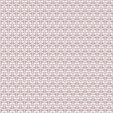 Geometrik süslemeli vektör deseni. Kusursuz tasarım dokusu.