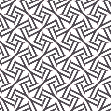 Geometrik süslemeli vektör deseni. Kusursuz tasarım dokusu.