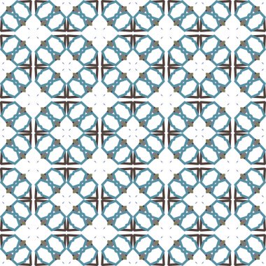 Geometrik süslemeli vektör deseni. Kusursuz tasarım dokusu.