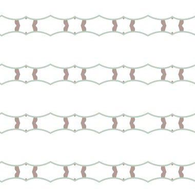 Geometrik süslemeli vektör deseni. Kusursuz tasarım dokusu.