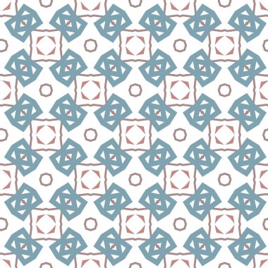 Dikişsiz geometrik süs vektör deseni. Soyut arka plan