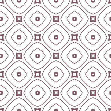 Dikişsiz geometrik süs vektör deseni. Soyut arka plan