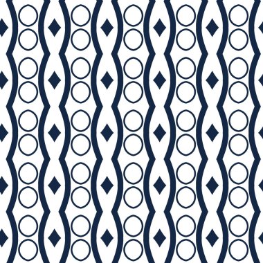 Dikişsiz geometrik süs vektör deseni. Soyut arka plan