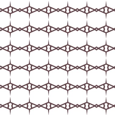 Dikişsiz geometrik süs vektör deseni. Soyut arka plan