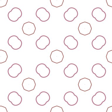 geometrik süsleme biçiminde kusursuz vektör deseni