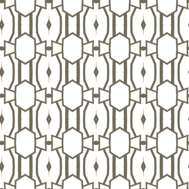 Kusursuz Vektör Deseni. Geometrik Süsleme Biçiminde Arkaplan DokusuName.