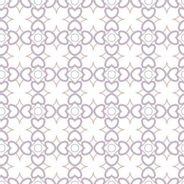 geometrik süsleme biçiminde kusursuz vektör deseni