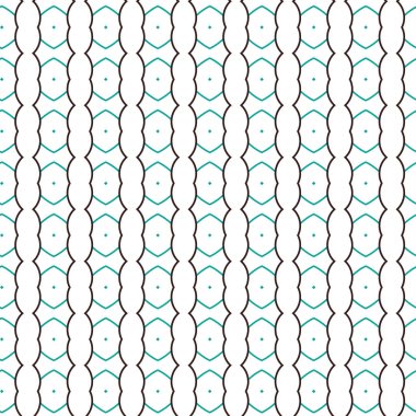 Kusursuz Vektör Deseni. Geometrik Süsleme Biçiminde Arkaplan DokusuName.
