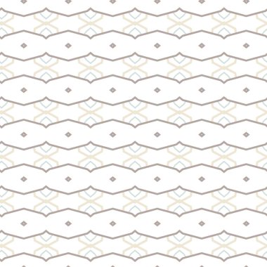 Geometrik süslemeli vektör deseni. Kusursuz tasarım dokusu.