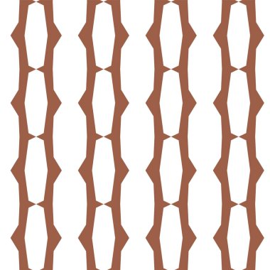 Geometrik süslemeli vektör deseni. Kusursuz tasarım dokusu.