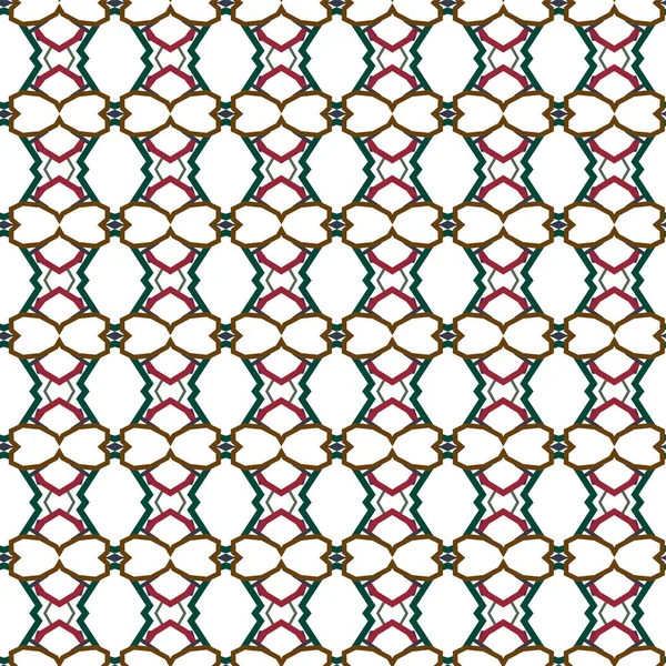 Schema Vettoriale Senza Soluzione Continuità Struttura Sfondo Stile Ornamentale Geometrico — Vettoriale Stock